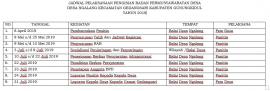 JADWAL DAN TATA TERTIB PEMBENTUKAN PANITIA BPD PERIODE 2019-2025